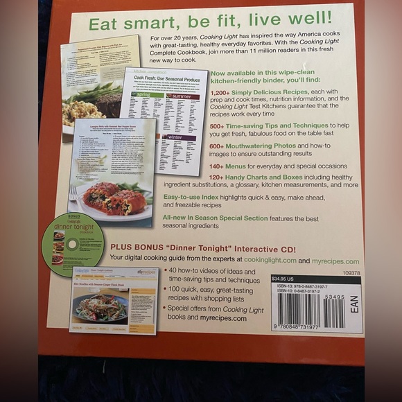 COOKING LIGHT Cookbook - Picture 2 of 13